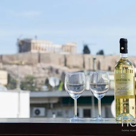 130m² - Roof Garden With Acropolis View Apartamento