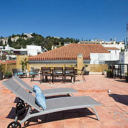 130m² - Roof Garden With Acropolis View Atenas